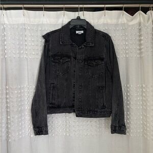 Forever 21 Charcoal Denim Jacket